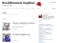 Tablet Screenshot of boeddhistischdagblad.nl